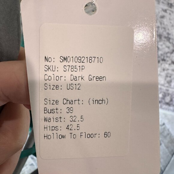 A-line gown with sweep train and vines + appliqued sequins - Picture 5 of 5